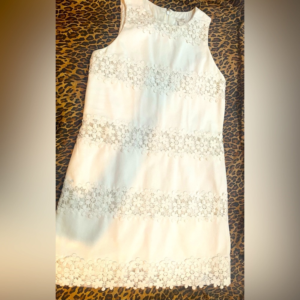 J. Crew white dress, size 2
